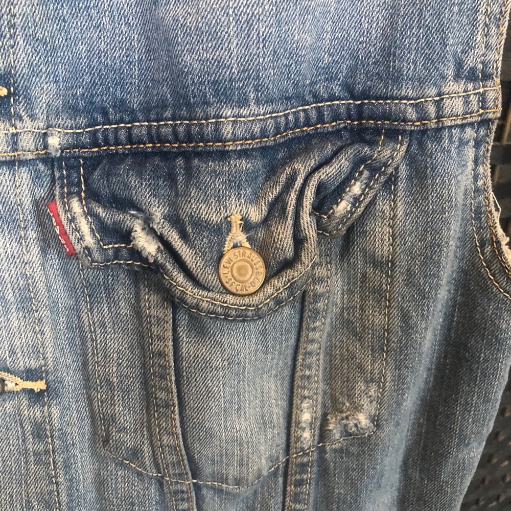 Vintage Levi’s Strauss & Co. Denim Vest - Picture 3 of 5